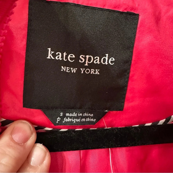 NWT Kate Spade Best Hot Pink Quilted Vest Size Small - Picture 4 of 7